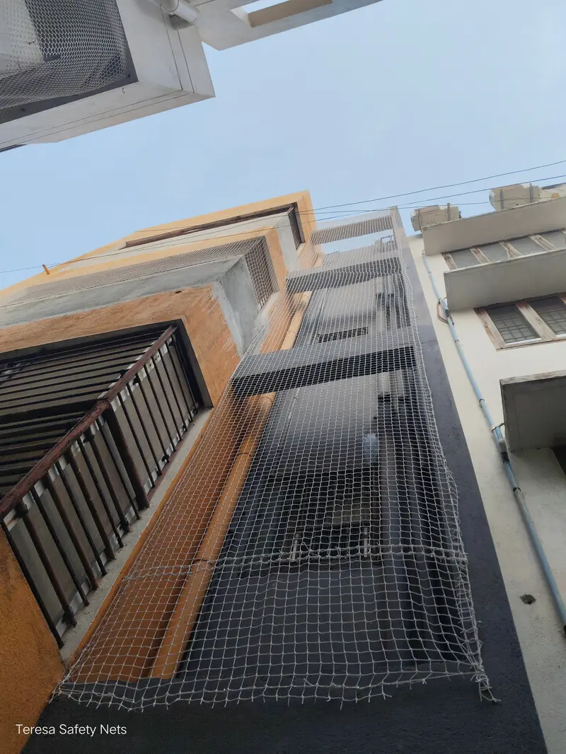 Safety Net For Balcony Installation In Kodambakkam — photo 6 of balcony railings work completed in Kodambakkam, Chennai