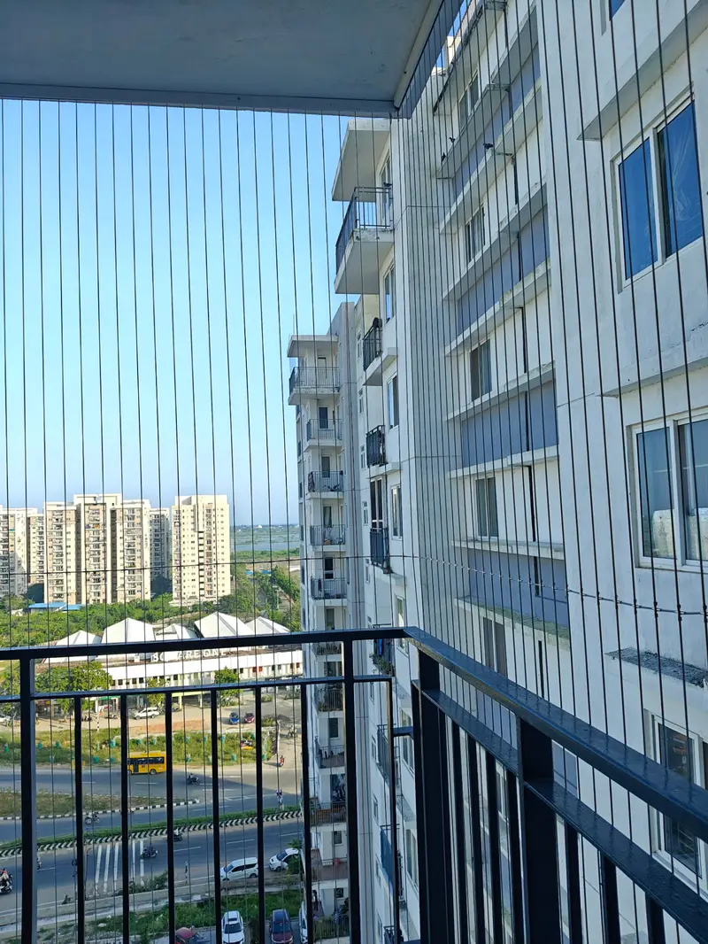 Invisible Grill Installation In Adyar — photo 5 of utility areas work completed in Adyar, Chennai