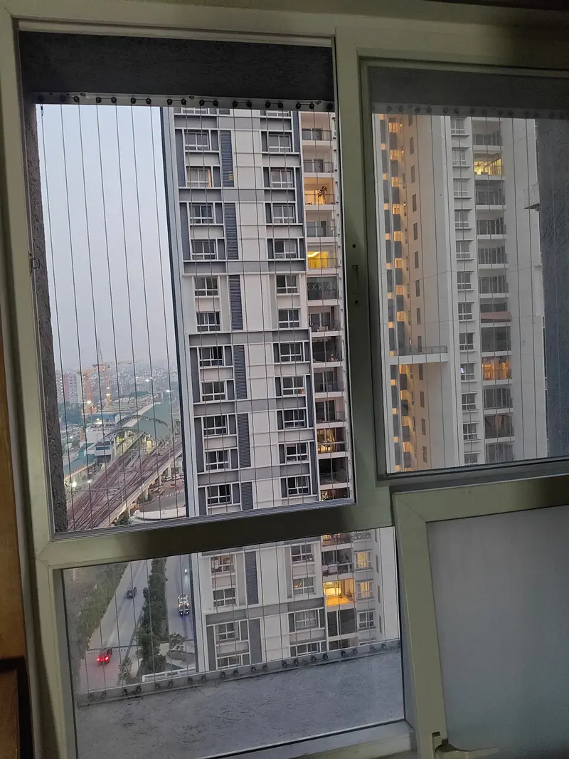 Invisible Grill Installation In Adyar — photo 2 of bay windows work completed in Adyar, Chennai