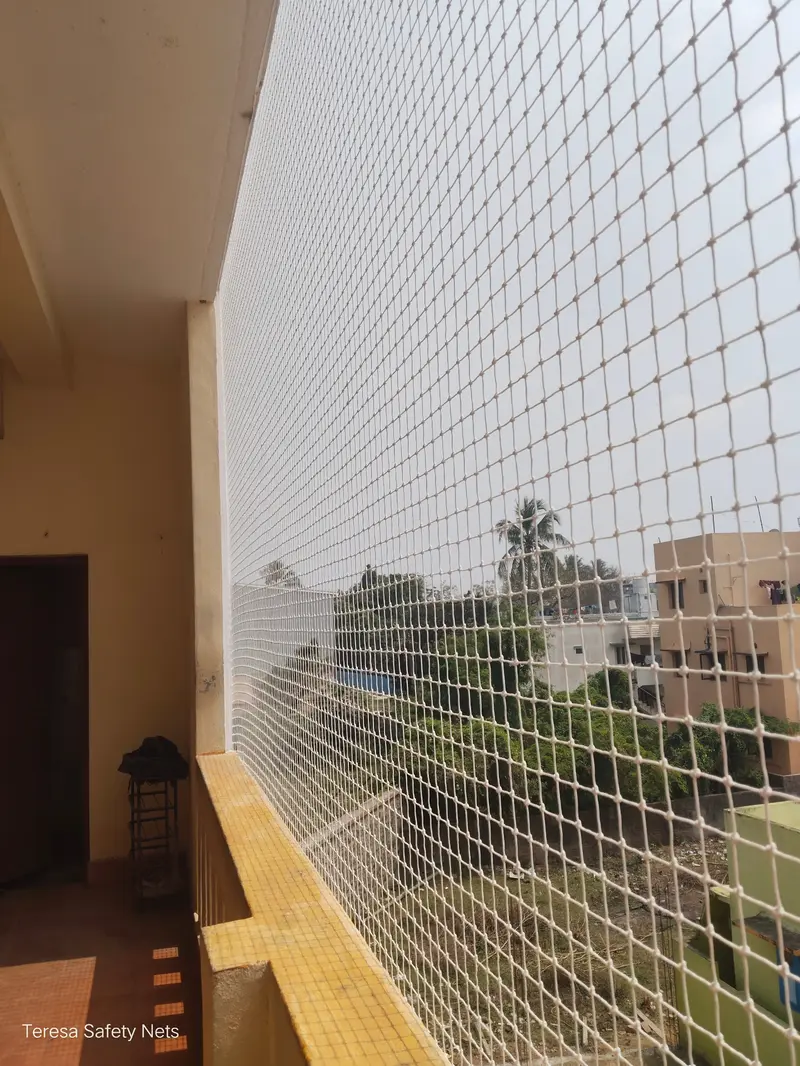 Pigeon Net For Balcony Installation In Sholinganallur — photo 1 of balcony fronts work completed in Sholinganallur, Chennai